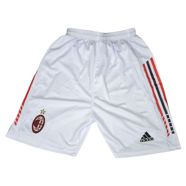 Pantalones AC Milan Replica Primera Ropa Retro 2005/06 Blanco